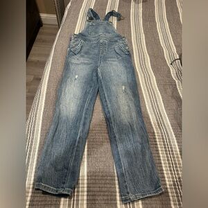 Cat & Jack Denim Blue Girls' Overalls Jumpsuit